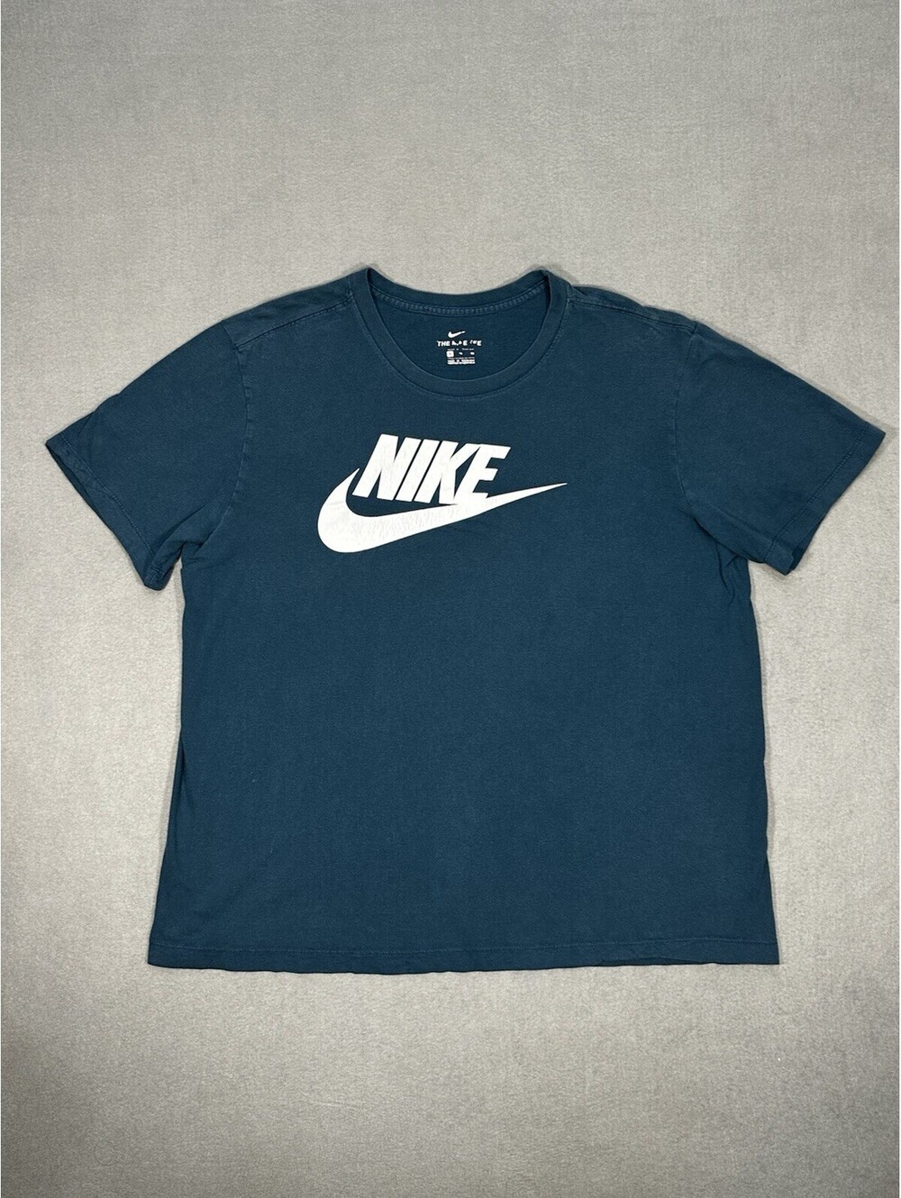 Nike The Nike Tee Blue Short Sleeve Logo T-Shirt Men’s XL